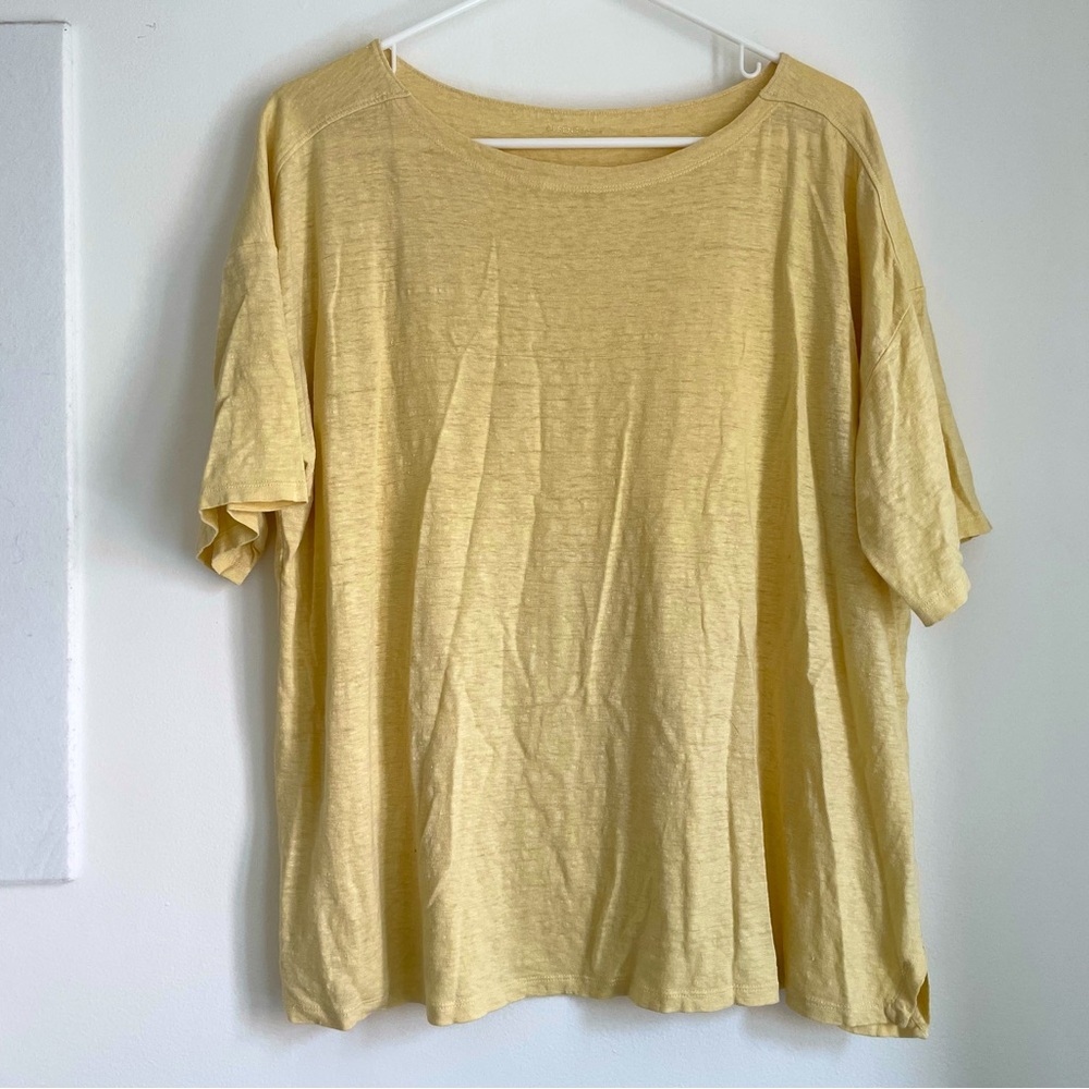 Eileen Fisher 100% Linen Oversized Shirt